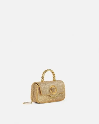 Mini sac en satin orné La Medusa
