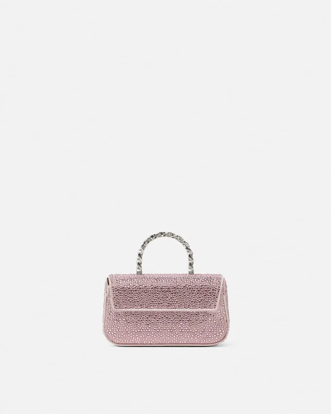 Mini sac en satin orné La Medusa Mini sac en satin orné La Medusa
