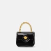 Mini sac La Medusa en cuir verni