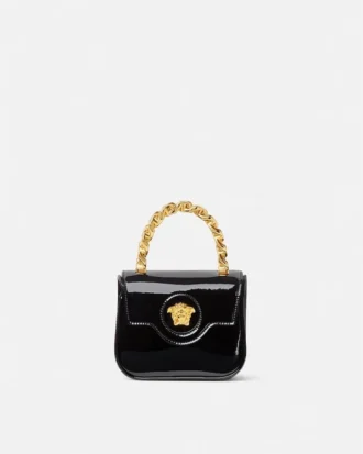 Mini sac La Medusa en cuir verni