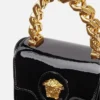 Mini sac La Medusa en cuir verni