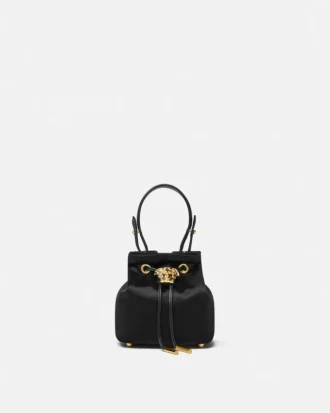 Mini sac seau en satin La Medusa
