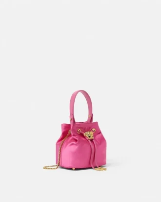 Mini sac seau en satin La Medusa