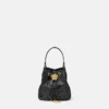 Mini sac seau en satin orné de La Medusa Mini sac seau en satin orné de La Medusa