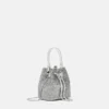 Mini sac seau en satin orné de La Medusa Mini sac seau en satin orné de La Medusa