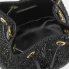 Mini sac seau en satin orné de La Medusa Mini sac seau en satin orné de La Medusa