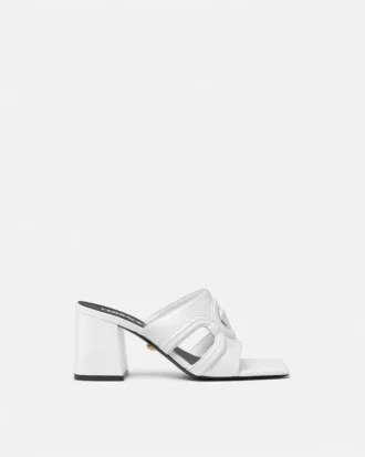 Mules en cuir Medusa 95 70 mm