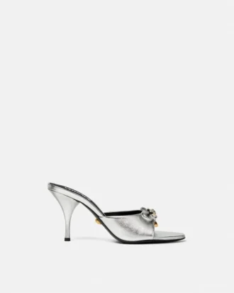 Mules métalliques Opera Bow 85 mm