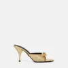 Mules métalliques Opera Bow 85 mm