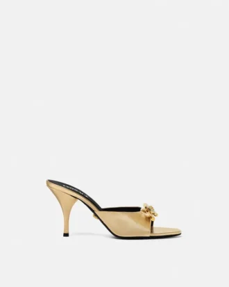 Mules métalliques Opera Bow 85 mm
