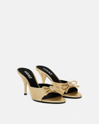 Mules métalliques Opera Bow 85 mm