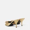 Mules métalliques Opera Bow 85 mm