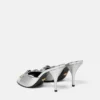 Mules métalliques Opera Bow 85 mm