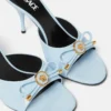 Mules à nœud Opera en cuir verni 85 mm Mules à nœud Opera en cuir verni 85 mm