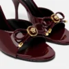 Mules à nœud Opera en cuir verni 85 mm Mules à nœud Opera en cuir verni 85 mm
