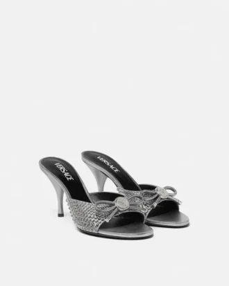Mules ornées d&rsquo;un nœud Opéra 85 mm