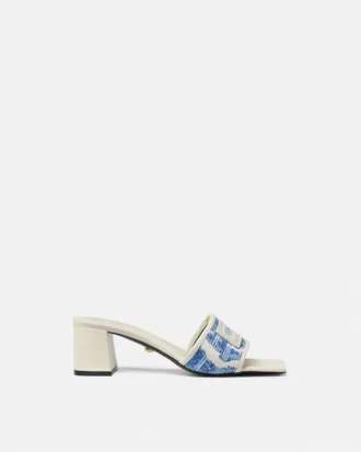 Mules Theia en raphia 55 mm