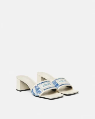 Mules Theia en raphia 55 mm