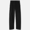 Pantalon baggy taille basse en gabardine