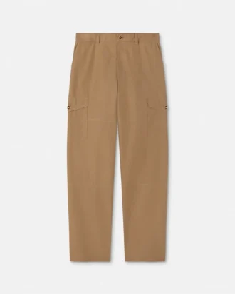 Pantalon cargo en gabardine