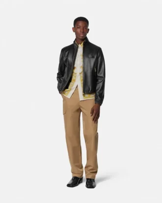 Pantalon cargo en gabardine