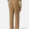 Pantalon cargo en gabardine