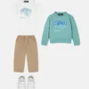 Pantalon cargo en gabardine de coton pour enfant