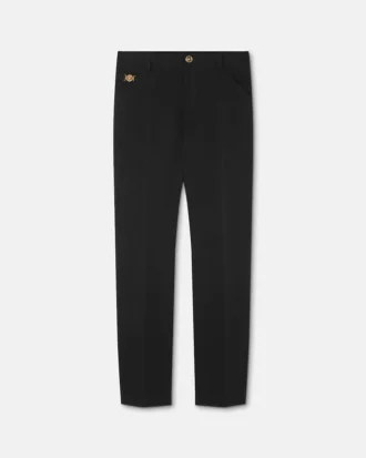 Pantalon chino en gabardine de coton