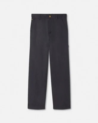 Pantalon de charpentier en laine moulinée
