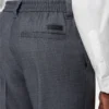 Pantalon de jogging en laine à micro-carreaux