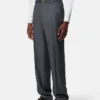 Pantalon de jogging en laine à micro-carreaux