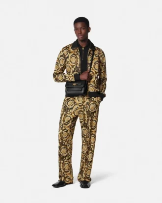Pantalon de survêtement en jacquard Barocco