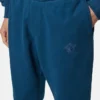 Pantalon de survêtement en jersey de coton brodé