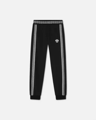 Pantalon de survêtement en jersey de coton brodé pour enfant