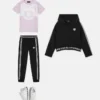 Pantalon de survêtement en jersey de coton brodé pour enfant