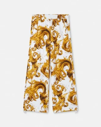 Pantalon de survêtement en jersey de coton imprimé
