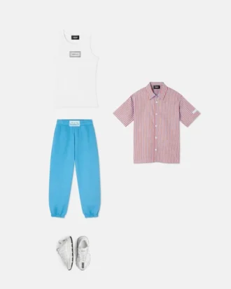 Pantalon de survêtement en jersey de coton imprimé pour enfant