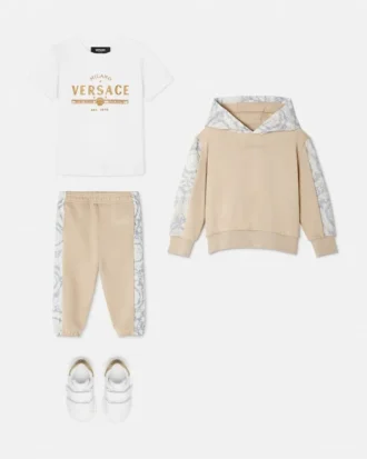 Pantalon de survêtement en jersey de coton imprimé pour enfant