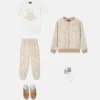 Pantalon de survêtement en jersey de coton jacquard pour enfant
