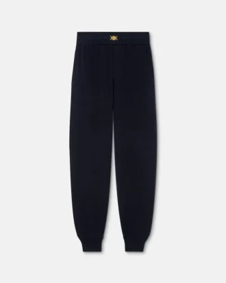 Pantalon de survêtement en maille cachemire et coton