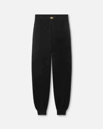 Pantalon de survêtement en maille cachemire et coton
