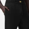 Pantalon de survêtement en maille cachemire et coton Pantalon de survêtement en maille cachemire et coton