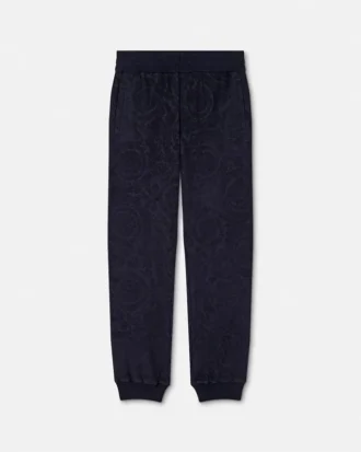 Pantalon de survêtement en tissu éponge jacquard Barocco