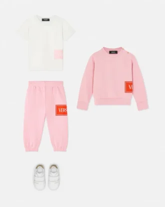 Pantalon de survêtement pour enfant avec logo vintage des années 90