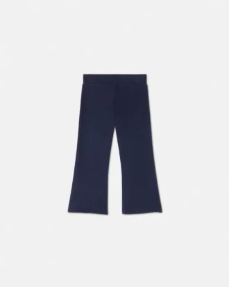 Pantalon de survêtement évasé pour enfant avec logo Versace pailleté