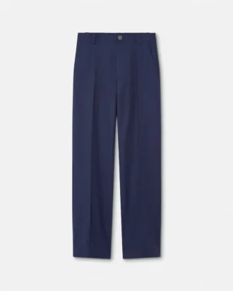 Pantalon droit en laine