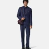 Pantalon droit en laine