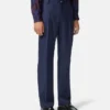 Pantalon droit en laine