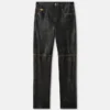 Pantalon en cuir vieilli Pantalon en cuir vieilli