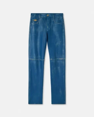 Pantalon en cuir vieilli Pantalon en cuir vieilli